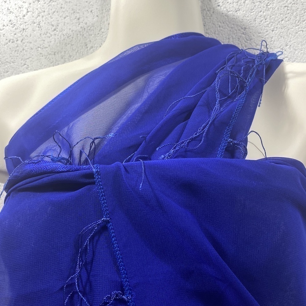 NWT Island style blue bathing suit cover up / wrap - Picture 6 of 10